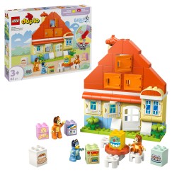 La maison de famille de Bluey et le jeu de mémoire