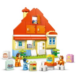 Casa Familiar de Bluey con Juego de Memoria
