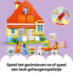 Bluey's Family House with Memory Game