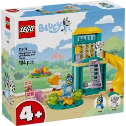 Diversión en el Parque de Juegos con Bluey y Chloe