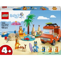 Les vacances et le voyage en voiture de Bluey