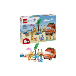 Bluey's autorit naar het strand