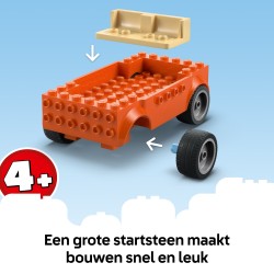Bluey's autorit naar het strand