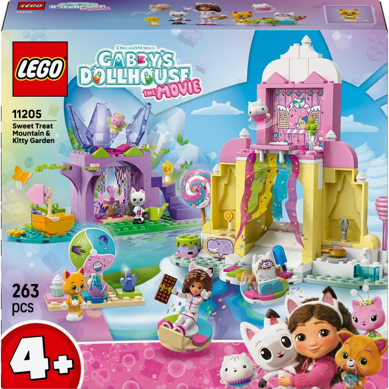 LEGO Gabby DollHouse 11205 Dolce montagna e Giardino di Gattina Fatina LEGO Gabby DollHouse 11205 Dolce montagna e Giardino di Gattina Fatina