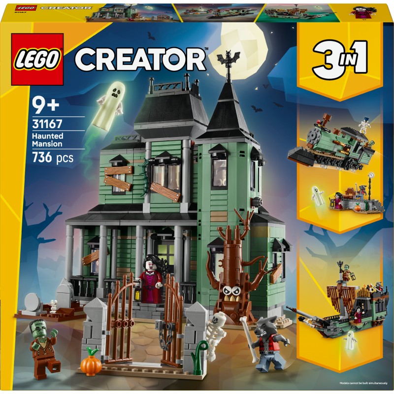LEGO Creator 3in1 31167 Villa spettrale LEGO Creator 3in1 31167 Villa spettrale