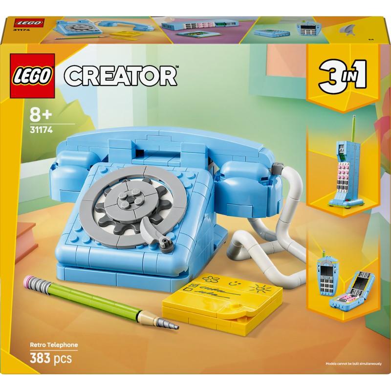 LEGO Creator 3in1 31174 Telefono retrò LEGO Creator 3in1 31174 Telefono retrò