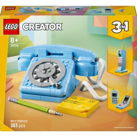 LEGO Creator 3in1 31174 Telefono retrò
