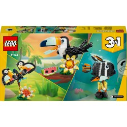LEGO Creator 3in1 31173 Animali selvatici: tucano tropicale