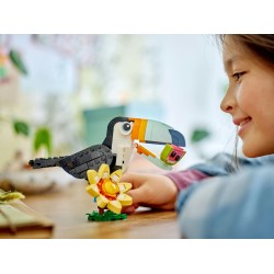 LEGO Creator 3in1 31173 Animali selvatici: tucano tropicale