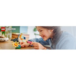LEGO Creator 3in1 31173 Animali selvatici: tucano tropicale