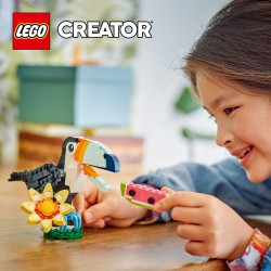LEGO Creator 3in1 31173 Animali selvatici: tucano tropicale