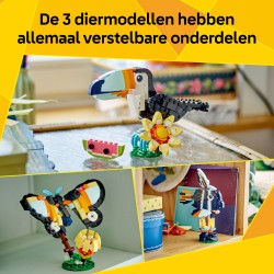 LEGO Creator 3in1 31173 Animali selvatici: tucano tropicale