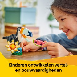LEGO Creator 3in1 31173 Animali selvatici: tucano tropicale