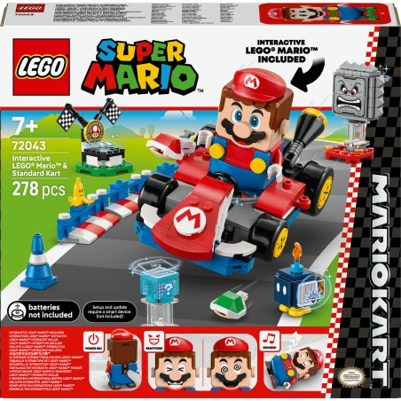 LEGO Super Mario 72043  Mario Kart™ – ® Mario™ interattivo e Kart standard