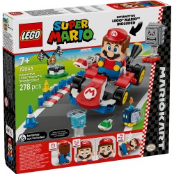 LEGO Super Mario 72043  Mario Kart™ – ® Mario™ interattivo e Kart standard