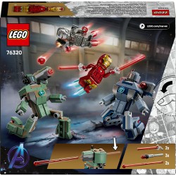 LEGO Marvel 76320 Iron Man e War Machine contro i droni di Hammer