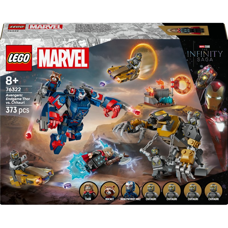 LEGO Marvel 76322 Avengers: Endgame Thor contro Chitauri LEGO Marvel 76322 Avengers: Endgame Thor contro Chitauri