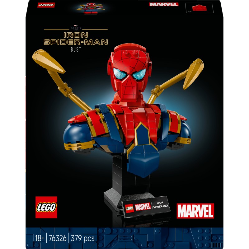 LEGO Marvel 76326 Busto di Iron Spider-Man