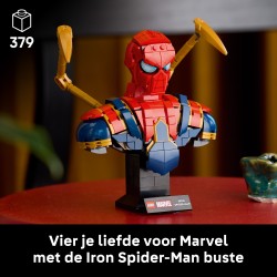 LEGO Marvel 76326 Busto di Iron Spider-Man