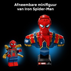 LEGO Marvel 76326 Busto di Iron Spider-Man