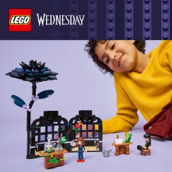 LEGO Wednesday 76784 Fiore di dalia nero