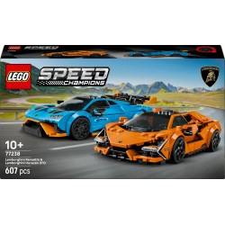 LEGO Speed Champions 77238 Lamborghini Revuelto e Huracán STO