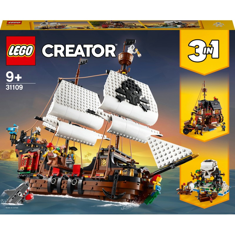 LEGO Creator 3in1 31109 Galeone dei pirati