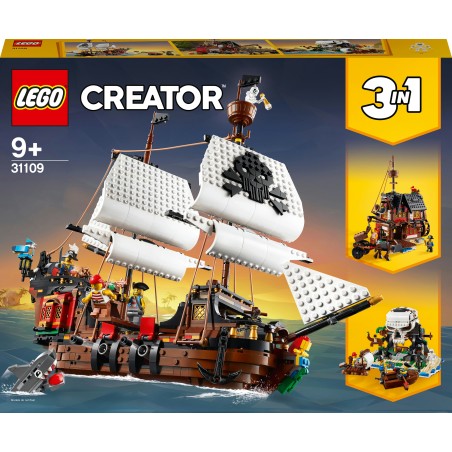 LEGO Creator 3in1 31109 Galeone dei pirati