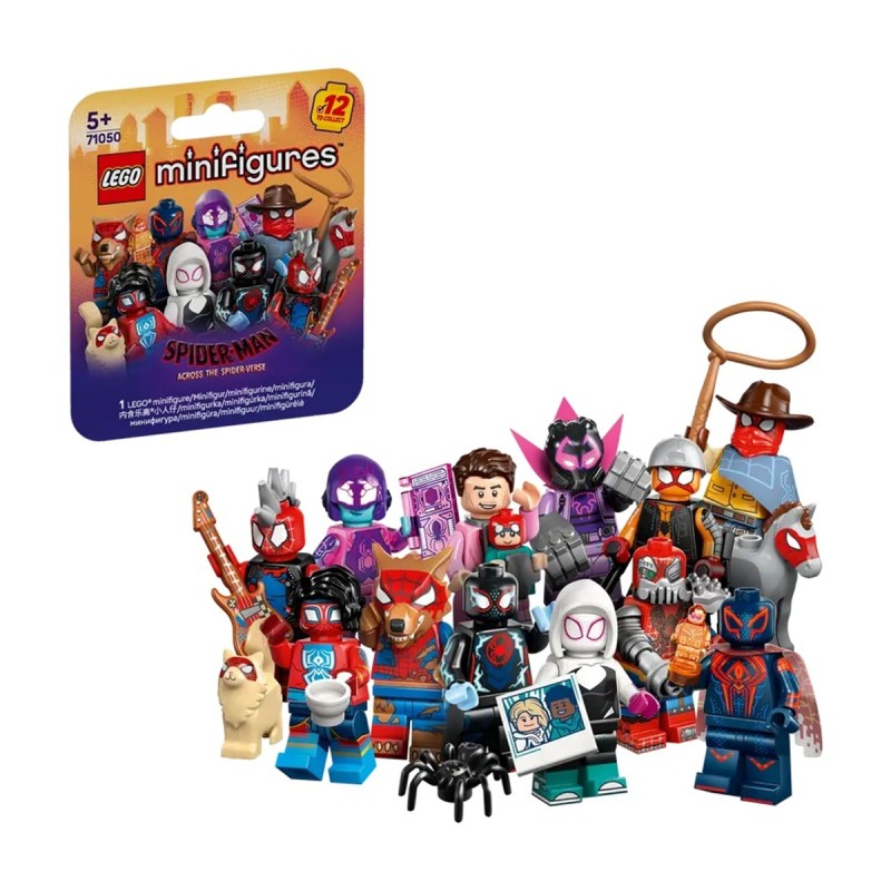 Lego Minifigure 71050 - Spider-Man Across The Spider Verse - Serie Completa 12 Minifigure - Preordine Lego Minifigure 71050 - Spider-Man Across The Spider Verse - Serie Completa 12 Minifigure - Preordine