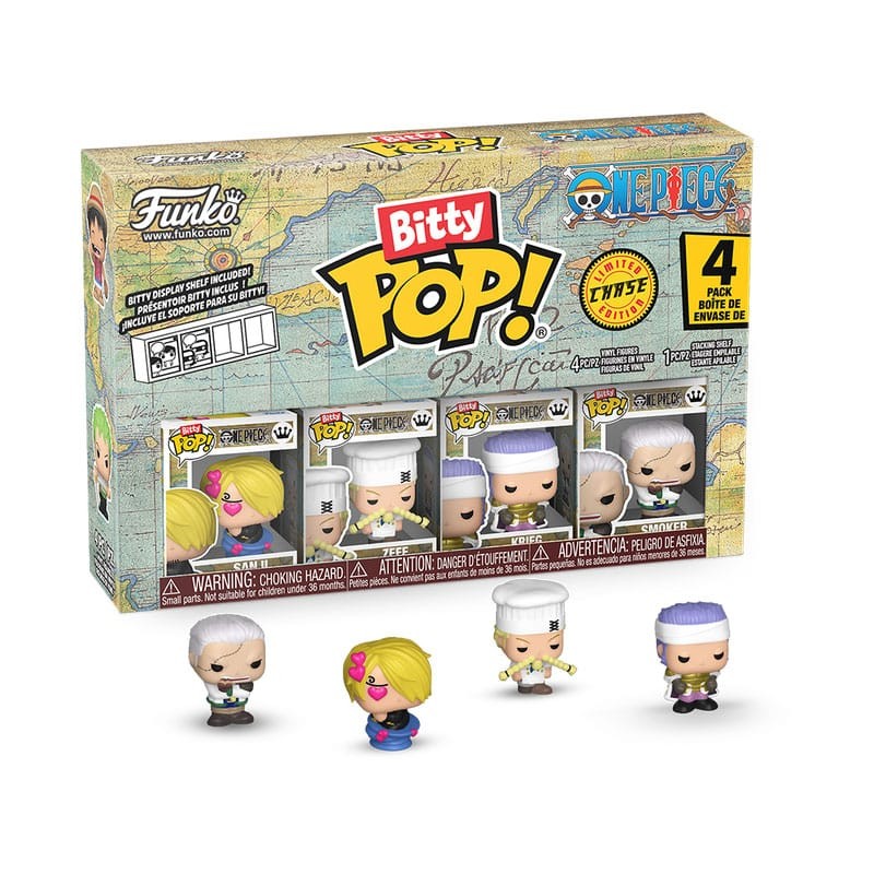Bitty Pop! - One Piece - Sanji 4 Pack Bitty Pop! - One Piece - Sanji 4 Pack
