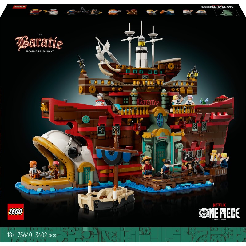 LEGO One Piece 75640 Baratie, il ristorante galleggiante LEGO One Piece 75640 Baratie, il ristorante galleggiante