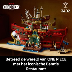 LEGO One Piece 75640 Baratie, il ristorante galleggiante