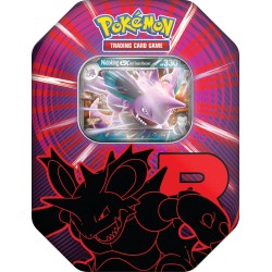 Pokemon - Tin da collezione Rivali Predestinati - Nidoking Ex - Team Rocket