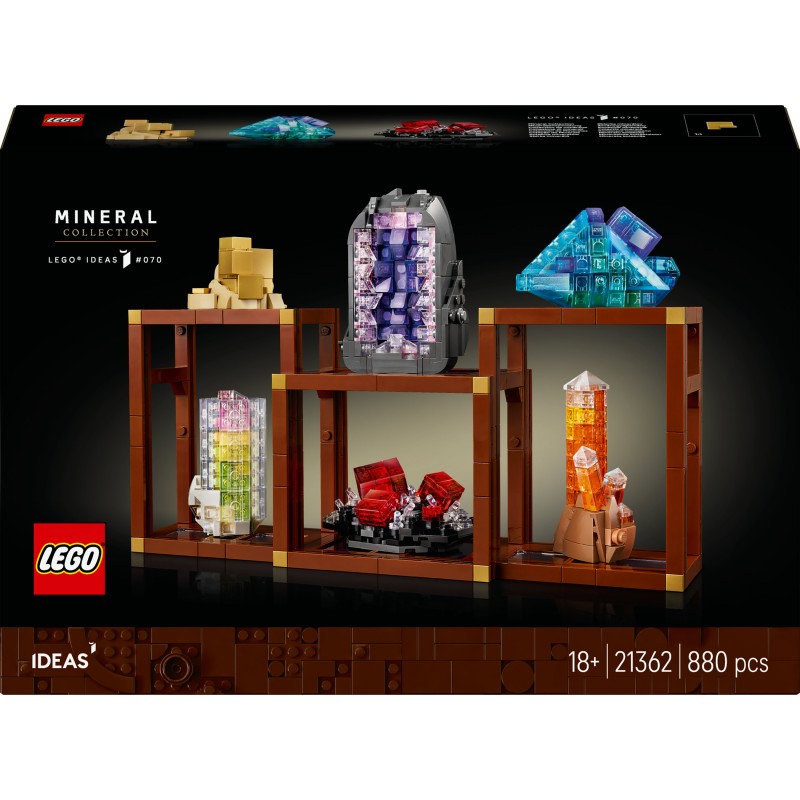 LEGO  IDEAS 21362 Collezione di minerali - Preordine