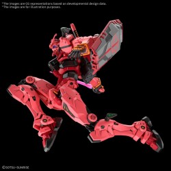 Bandai Model Kit Gundam HG Red Gundam gMS-a GQ