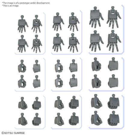 Bandai Model Kit - Gumpla Option Parts Set 03 (Hands Edge) 1:144