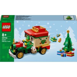 Bezorgtruck van de Kerstman