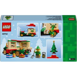Bezorgtruck van de Kerstman