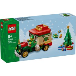 Bezorgtruck van de Kerstman
