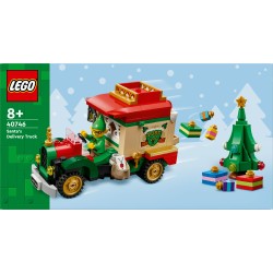 Bezorgtruck van de Kerstman