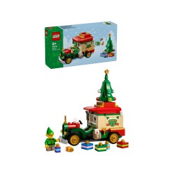 Bezorgtruck van de Kerstman