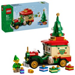 Bezorgtruck van de Kerstman