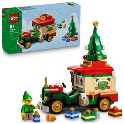Bezorgtruck van de Kerstman