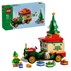 Bezorgtruck van de Kerstman