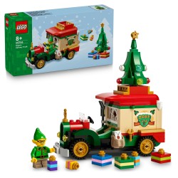 Bezorgtruck van de Kerstman