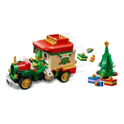 Bezorgtruck van de Kerstman