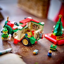 Bezorgtruck van de Kerstman