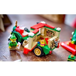 Bezorgtruck van de Kerstman