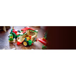 Bezorgtruck van de Kerstman