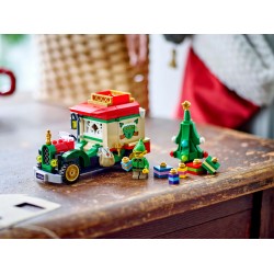 Bezorgtruck van de Kerstman